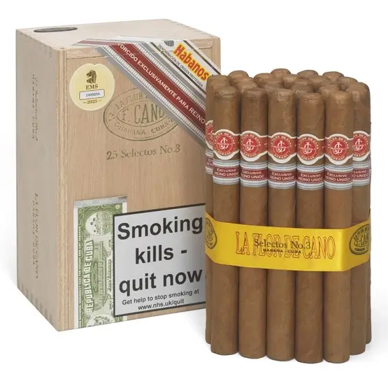La Flor de Cano Selectos No.3 Cigar (2025 UK Regional Edition) - Box of 25