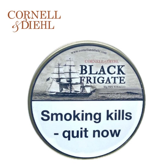 Cornell & Diehl Black Frigate Pipe Tobacco 50g - Single Tin
