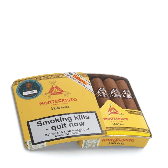 Montecristo Media Corona Cigar - Tin of 5