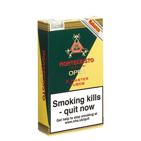 Montecristo Open Master Cigar - Pack of 3 Tubos