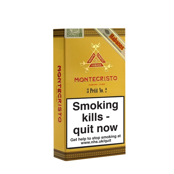 Montecristo Petit No.2 Tubos Cigar - Pack of 3