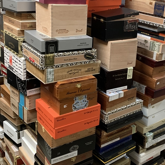 Lucky Dip Empty New World Cigar Box - Single Box