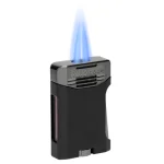 Palio Pro Antares Double Torch Cigar Lighter - Black