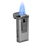 Palio Pro Polaris Triple Torch Cigar Lighter - Silver