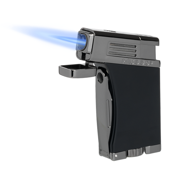 Palio Pro Scorpius Single Torch Cigar Lighter - Black
