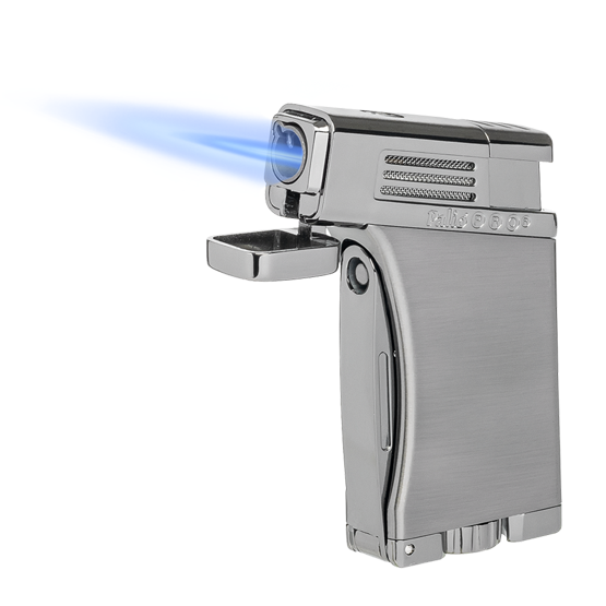 Palio Pro Scorpius Single Torch Cigar Lighter - Grey