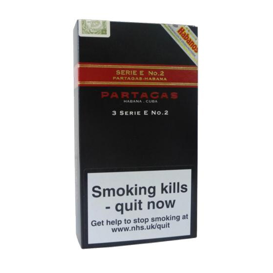 Partagas Serie E No.2 - Pack of 3 Tubos