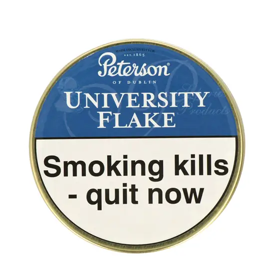 Peterson University Flake Pipe Tobacco 50g - Single Tin