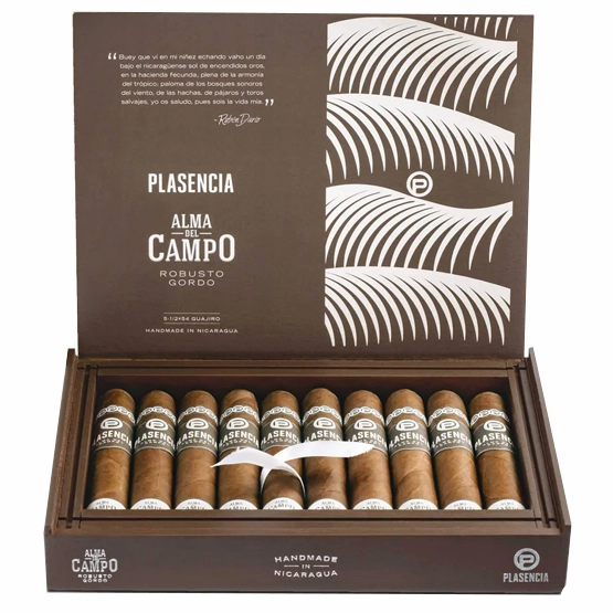Plasencia Alma Del Campo Tribu Robusto Cigar - Box of 10