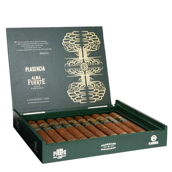 Plasencia Alma Fuerte Colorado Claro Eduardo Toro Cigar Box of 10