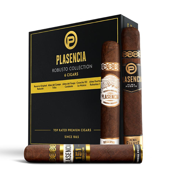 Plasencia Robusto Sampler Gift Box - 6 Cigars