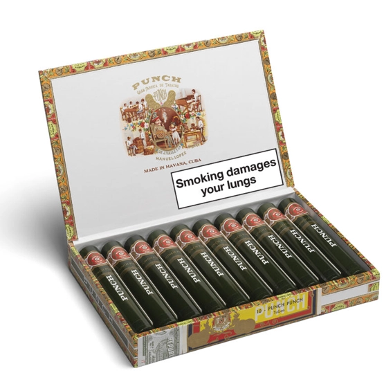 Punch Punch Cigar Tubos - Box of 10 Tubos