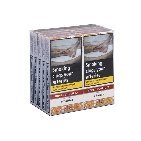 Romeo y Julieta Puritos (5 Cigars) - 10 x Packs