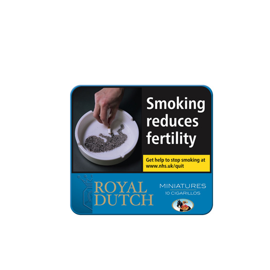 Royal Dutch Blue Miniature (10 Cigars) - Single Tin