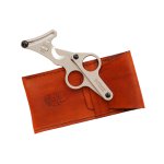 Smoking Moses Fox Knives Cigar Scissors - Silver