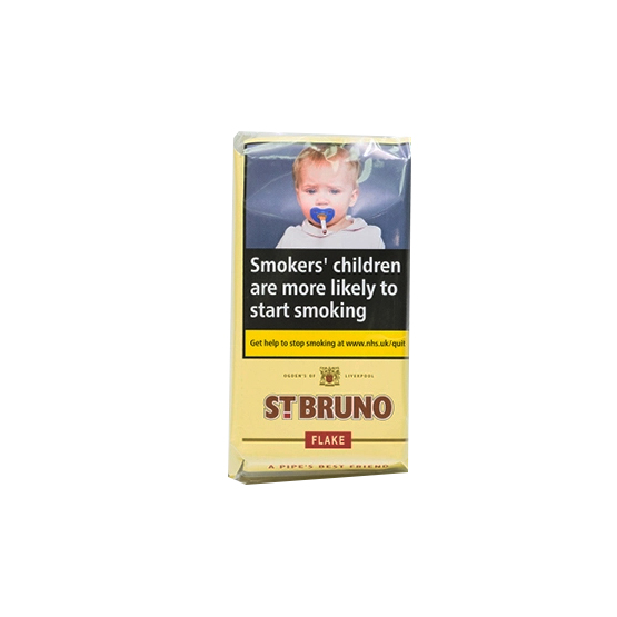 St Bruno Flake Pipe Tobacco 50g - Single Pouch