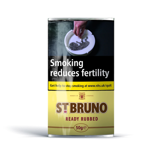 St Bruno Ready Rubbed Pipe Tobacco 50g - Single Pouch
