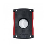S.T. Dupont Maxijet Cigar Cutter - Matt Black and Red