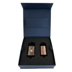 S.T. Dupont Brushed Copper Slim 7 Lighter & Maxijet Cigar Cutter Gift Set