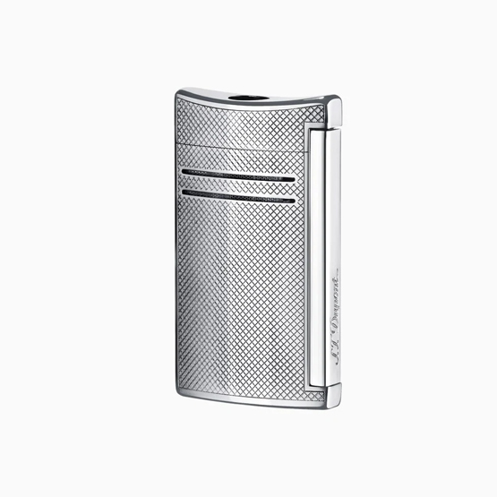 S.T. Dupont Maxijet Single Jet Cigar Lighter â€“ Chrome Grid