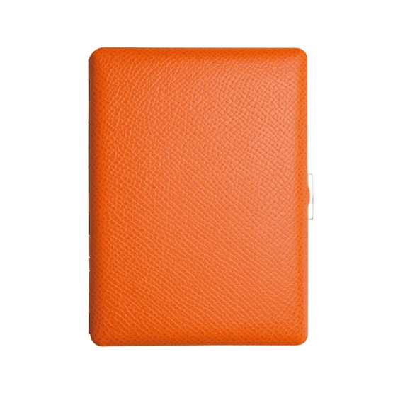 Tsubota Pearl Cosmos Noblesse Cigarette Case - Orange