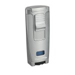 Vector Apex Triple Jet Flame Cigar Lighter â€“ Chrome Satin