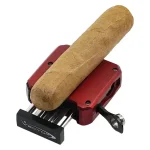 Vector VCUBE V-Cut and Punch Cigar Cutter - Red