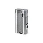Vector Vmotion Double Jet Cigar Lighter - Silver Satin