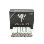 White Elephant 40 Activated Charcoal Pipe Filters 9mm - Single Pack