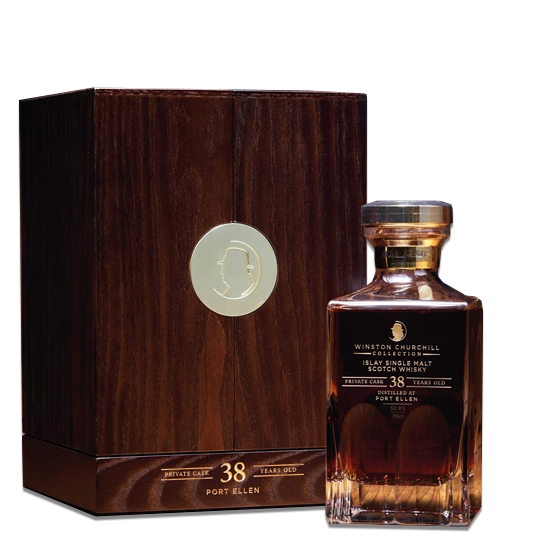 Winston Churchill Collection Port Ellen 38 Years Old 1983 Single Malt Scotch Whisky (70cl / 52.8%)