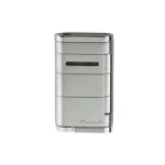 Xikar Allume Single Jet Flame Cigar Lighter â€“ Steel Silver