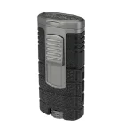 Xikar Tactical Triple Jet Flame Cigar Lighter - Black and Gunmetal