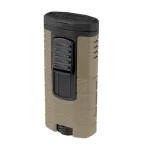 Xikar Tactical Triple Jet Flame Cigar Lighter - Tan & Black
