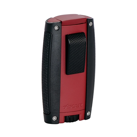 Xikar Turismo Double Jet Flame Cigar Lighter - Matte Red