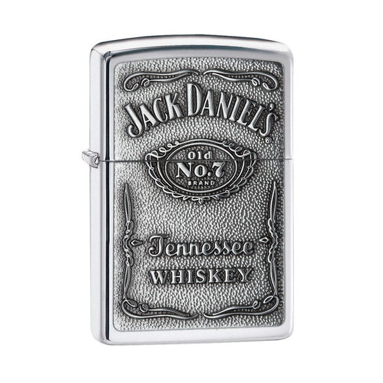 Zippo Jack Daniel's Plated Soft Flame Lighter